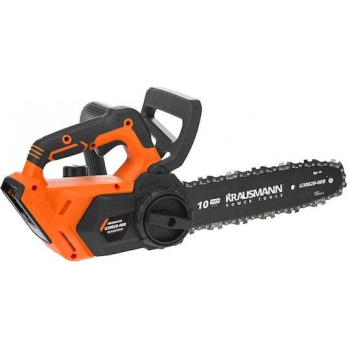 Krausmann Κλαδευτικό Αλυσοπρίονο Μπαταρίας 1x4Ah Brushless 20V 2.3kg με Λάμα 25cm (U30020-14B) 70169 Krausmann Κλαδευτικό Αλυσοπρίονο Μπαταρίας 1x4Ah Brushless 20V 2.3kg με Λάμα 25cm (U30020-14B) 70169