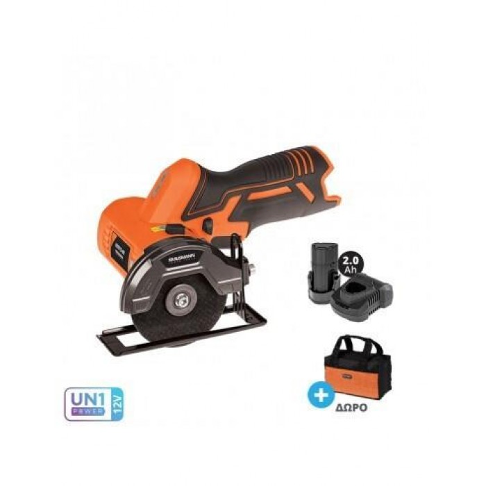 KRAUSMANN ΓΩΝΙΑΚΟΙ ΤΡΟΧΟΙ-ΚΟΦΤΕΣ MINI 76mm LI-ION 2.0A UNIPOWER 12V KRAUSMANN+ΤΣΑΝΤΑ(U87012-12S) 70727 KRAUSMANN ΓΩΝΙΑΚΟΙ ΤΡΟΧΟΙ-ΚΟΦΤΕΣ MINI 76mm LI-ION 2.0A UNIPOWER 12V KRAUSMANN+ΤΣΑΝΤΑ(U87012-12S) 70727