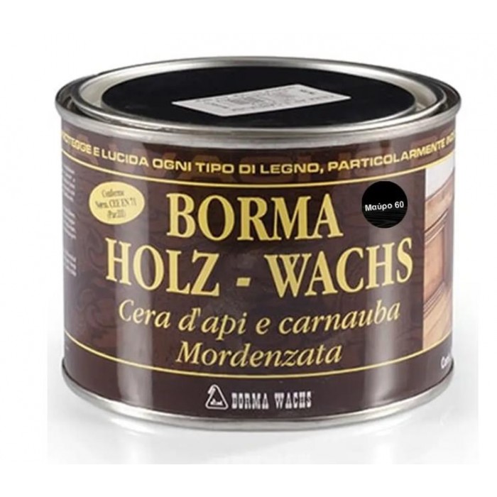 BORMA HolzeWachs 500ml 60 Μαύρο - 002273 BORMA HolzeWachs 500ml 60 Μαύρο - 002273