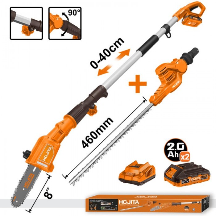 HOJITA ΚΟΝΤΑΡΟΠΡΙΟΝΟ ΤΗΛΕΣΚΟΠΙΚΟ & ΨΑΛΙΔΙ ΜΠΟΡΝΤΟΥΡΑΣ 20V ΜΠΑΤΑΡΙΑ/ΦΟΡΤΙΣΤΗΣ - 601028.0006