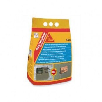 Sika MiniPack Επισκευαστικό Πολλαπλής χρήσης, 1-συστατικού επισκευαστικό κονίαμα δομητικών,Γκρι τμχ. 5kg - 443953 