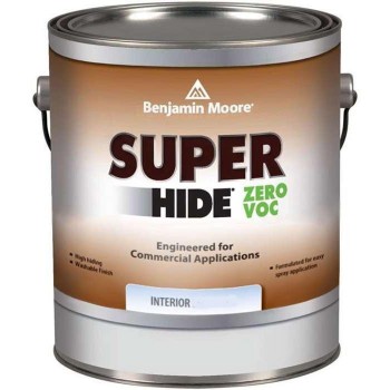 Benjamin Moore - Super Hide Zero VOC Interior Paint Flat White Gallon (3,785lt) - 770103.0000