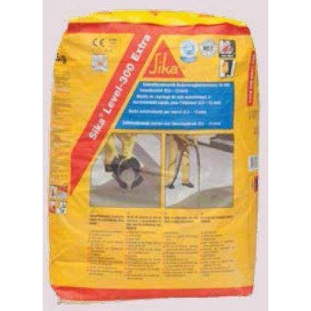 Sika Level-300 Extra high efficiency self-leveling cementitious mortar, light grey sack 25kg-165978