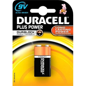 DURACELL - Μπαταρία Αλκαλική Plus Power 9V - 4565