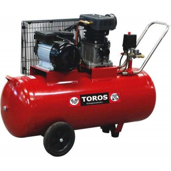 TOROS AIR COMPRESSOR SINGLE PHASE ZA65-100 100LTR 3HP 40144