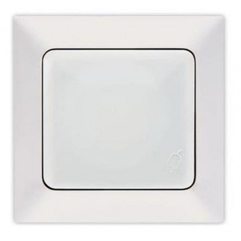 Eurolamp - Nead Monastery Recessed Power Socket Safety with Lid White 16A - 152-16002
