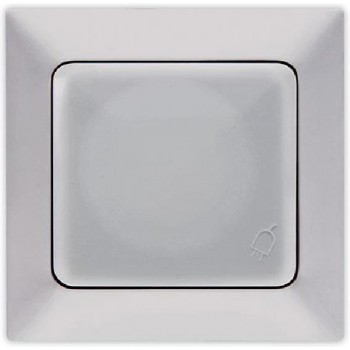 Eurolamp - Nead Monastery Recessed Power Outlet Safety with Matte Nickel 16A Lid - 152-16202