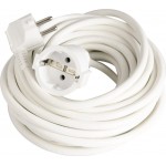 Eurolamp - Ballad Extension of Cable with Length 3m Cross Section 3x1.5mm² White - 147-13016