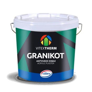 VITEXTHERM - Granikot Acrylic / Υψηλής Ποιότητας Ακρυλικός Σοβάς για FLAT Φινίρισμα Λευκό - 15443