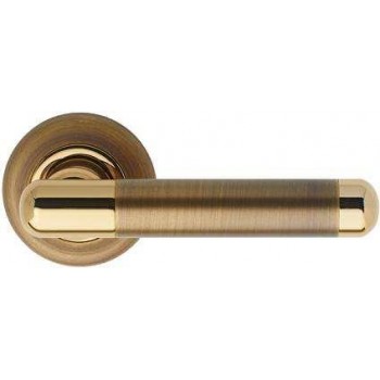 SET knob for door handle with rosette series 151 in bronze-condition