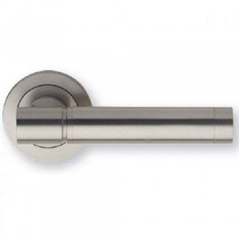 SET knob for door handle with rosette series 161 in nickel Matt