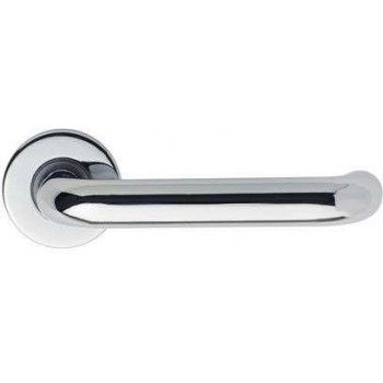 SET knob for door handle with rosette series 165 in Chrome