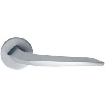 SET knob for door handle with rosette series 340 chrome Matte