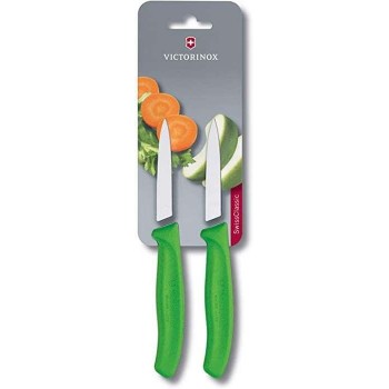 Victorinox - Pointy Kitchen Knives with Blade Length: 8cm SET 2pc - 6.7606.L114B