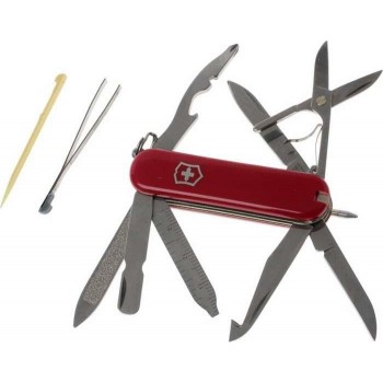 Victorinox - Swiss Minichamp Knife made of 18 Functions Stainless Steel - 0.6385 Victorinox - Swiss Minichamp Knife made of 18 Functions Stainless Steel - 0.6385