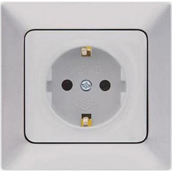 Eurolamp - Nead Monastery Recessed Power Outlet Matte Nickel - 152-16201