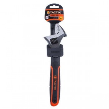Tactix - Wrench with Anti-slip Grip CR-V 250mm - 210005 Tactix - Wrench with Anti-slip Grip CR-V 250mm - 210005