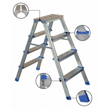 Aluminum scaffolding 3+3 steps Profal 803003