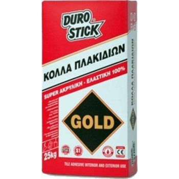 DuroStick Κόλλα Πλακιδίων Ακρυλική και Ελαστική Gold Λευκή 25Kg  ΚΠΓΚ25