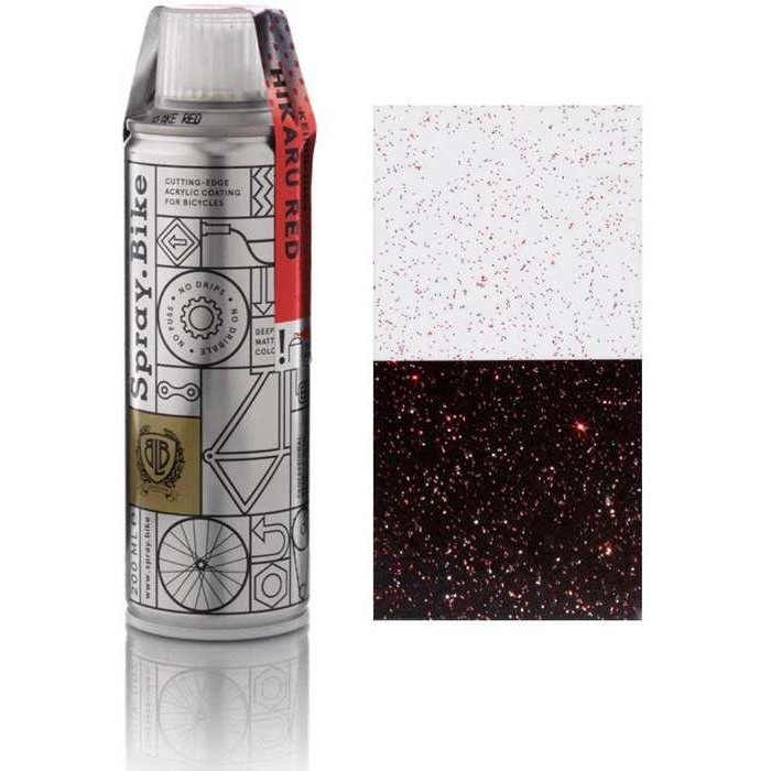 Spray Bike 200ml Keirin Flake Hikaru Red Spray Bike 200ml Keirin Flake Hikaru Red