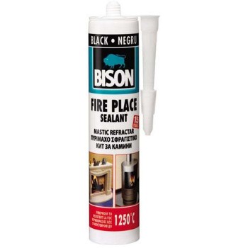 Bison-Fire Place refractory insulating (black) 310ml 17618