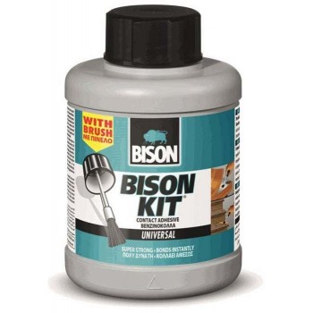 Bison-Kit fluid superglue with brush in container 400 ml 22801