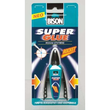 Bison - Κόλλα Στιγμής - Super Glue Rocket 004522002