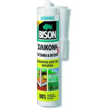 Bison-Silicone for glazing and aquariums for glass constructions 092280002