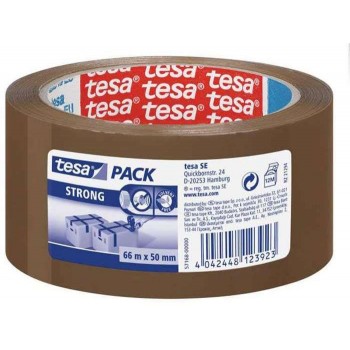 66m x 50mm Tesa Strong 57168 Coffee Packing Tape