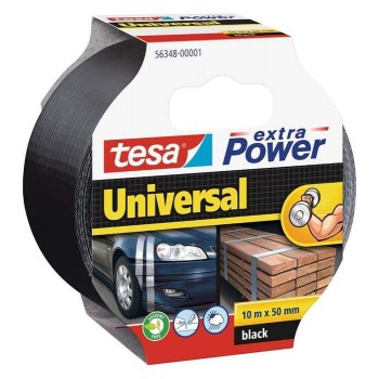 Υφασμάτινη Ταινία Μαύρη 10m x 50mm Tesa Extra Power Universal 56348