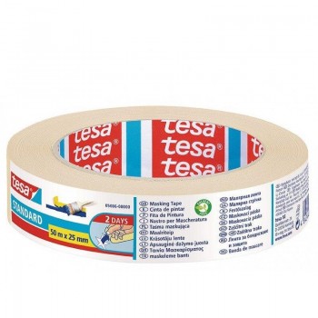 Paper tape for general use 50m x 25mm Tesa Standard 05086