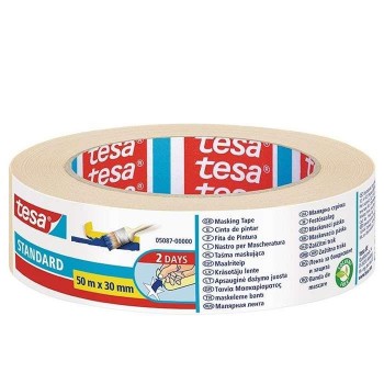 Paper tape for general use 50m x 30mm Tesa Standard 05087