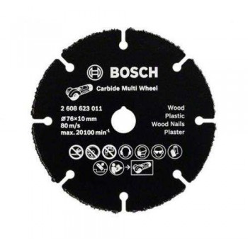 BOSCH-76mm Carbide cutting disc for GWS 10.8 V-EC 2608623011