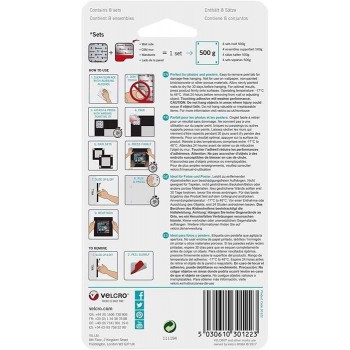 VELCRO - 30122 Hangables Squares Λευκά Αυτοκόλλητα Τοίχου 19mm 8τμχ - 030122062 VELCRO - 30122 Hangables Squares Λευκά Αυτοκόλλητα Τοίχου 19mm 8τμχ - 030122062