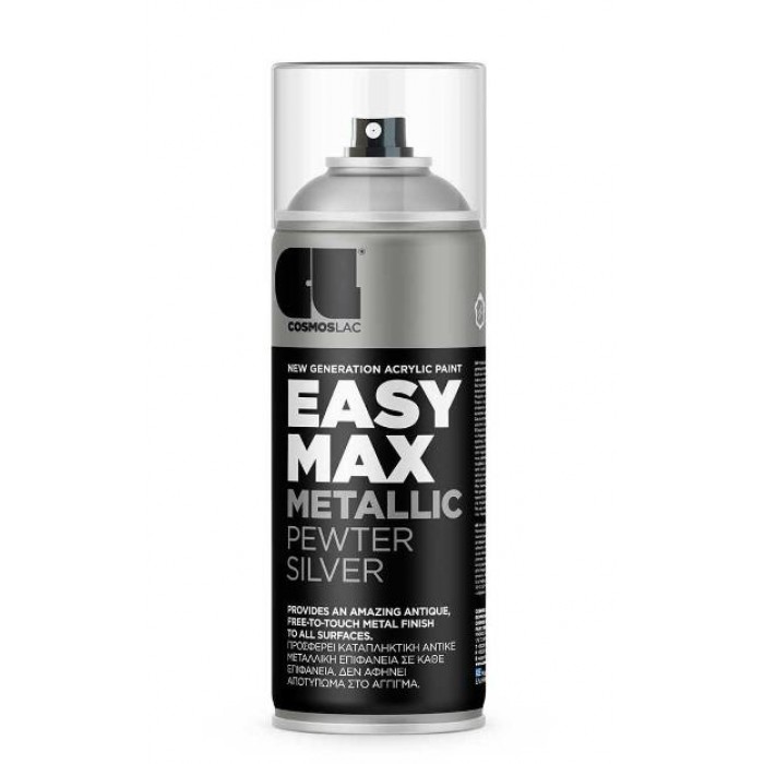 EASY MAX LINE - ΣΠΡΕΪ RAL - METALLIC PEWTER SILVER - 400ml -No.900