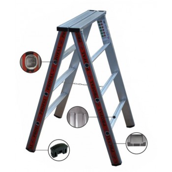 Heavy Type Aluminum Easel With Two Steps 201002 Profal