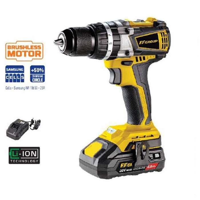 Drill-backed brushless 20 Volt battery impact (2x2.5Ah) CHD/60-BL 20V PRO FF GROUP 43199 Drill-backed brushless 20 Volt battery impact (2x2.5Ah) CHD/60-BL 20V PRO FF GROUP 43199
