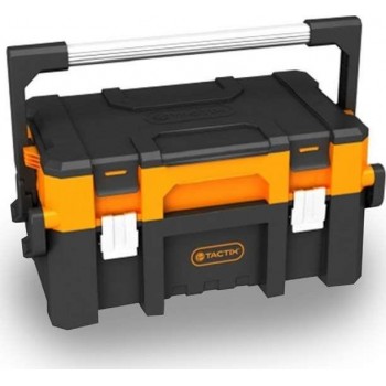 TACTIX PROFESSIONAL HEAVYWEIGHT TOOLBOX WITH 2 FOLDABLE THSES (320658)