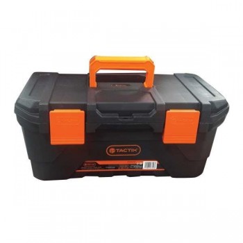 TACTIX - TOOLBOX WITH SHELF AND CLIPS (320341)