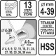 STHOR - Drill Conical With Gradient / Pine Cone 4mm - 39mm - 22613 STHOR - Drill Conical With Gradient / Pine Cone 4mm - 39mm - 22613