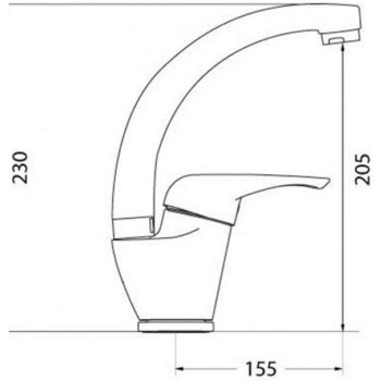 High washbasin Battery, Modea Elit (00-2006), Viospiral High washbasin Battery, Modea Elit (00-2006), Viospiral
