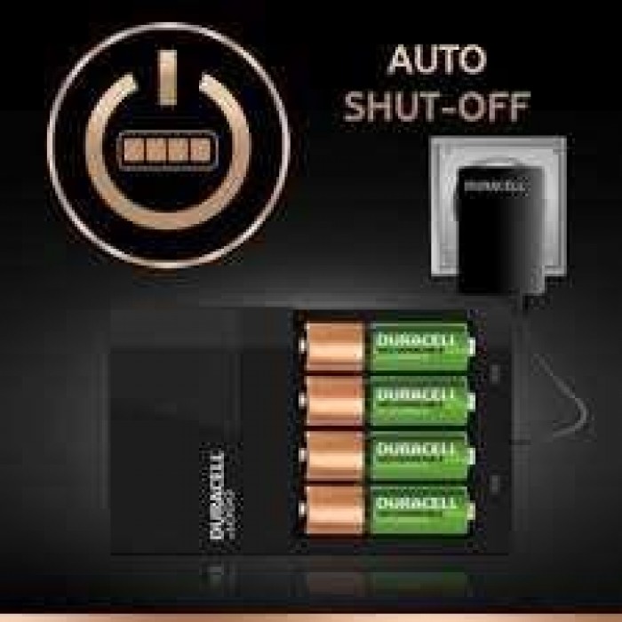 Duracell - Cef Charger 14 2 Batteries AA + 2 Batteries AAA 1300mah - CEF14