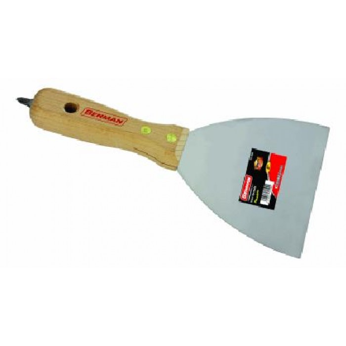 ΣΠΑΤΟΥΛΑ ΓΥΨΟΣΑΝΙΔΑΣ INOX 125mm BENMAN 70599 ΣΠΑΤΟΥΛΑ ΓΥΨΟΣΑΝΙΔΑΣ INOX 125mm BENMAN 70599