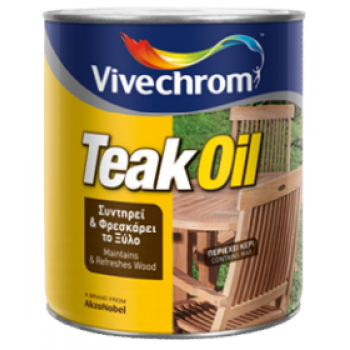 VIVECHROM - Teak Oil / Λάδι Εμποτισμού & Συντήρησης με Κερί - 13360